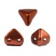 Les perles par Puca® Super-kheops kralen Bronze Red Mat 00030/01750